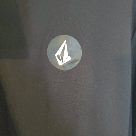NWT Volcom Mens Rally Hooded Long Sleeve Thrashguard UV zip up shirt black M L - Picture 12 of 12